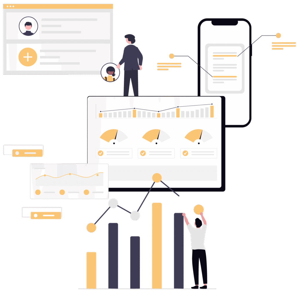 Imagens de gráficos e análises